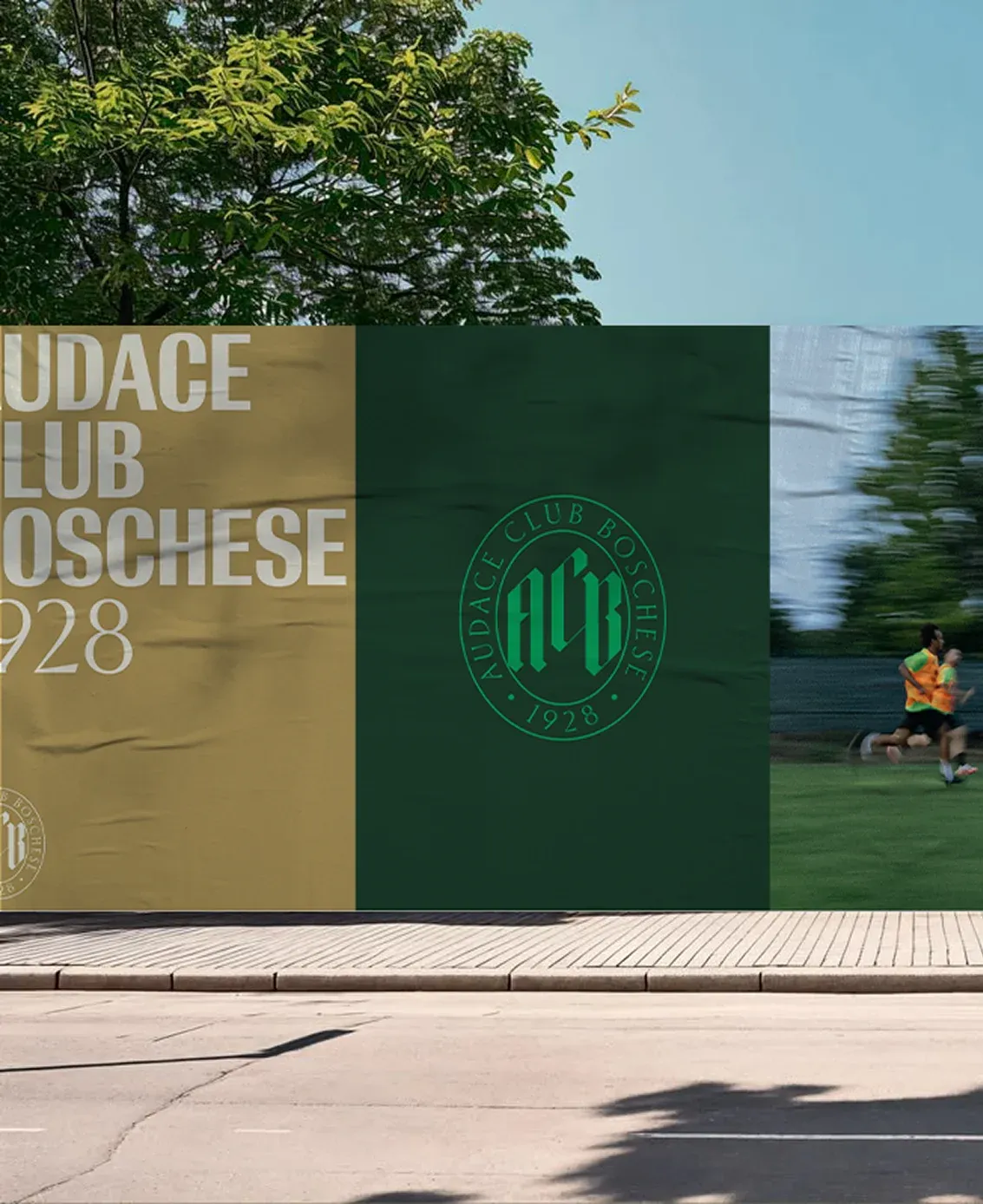 Affissione con logotipo e sigillo