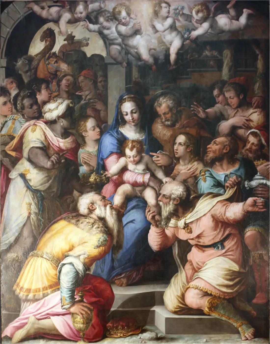 L'Adorazione dei Magi di Giorgio Vasari