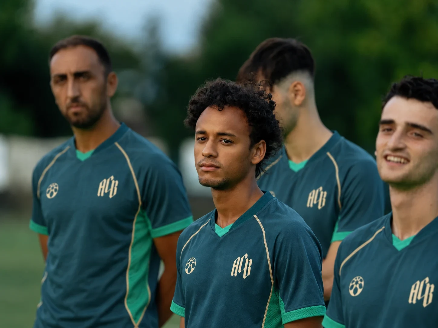 I giocatori dell'Audace Club Boschese con la nuova maglia