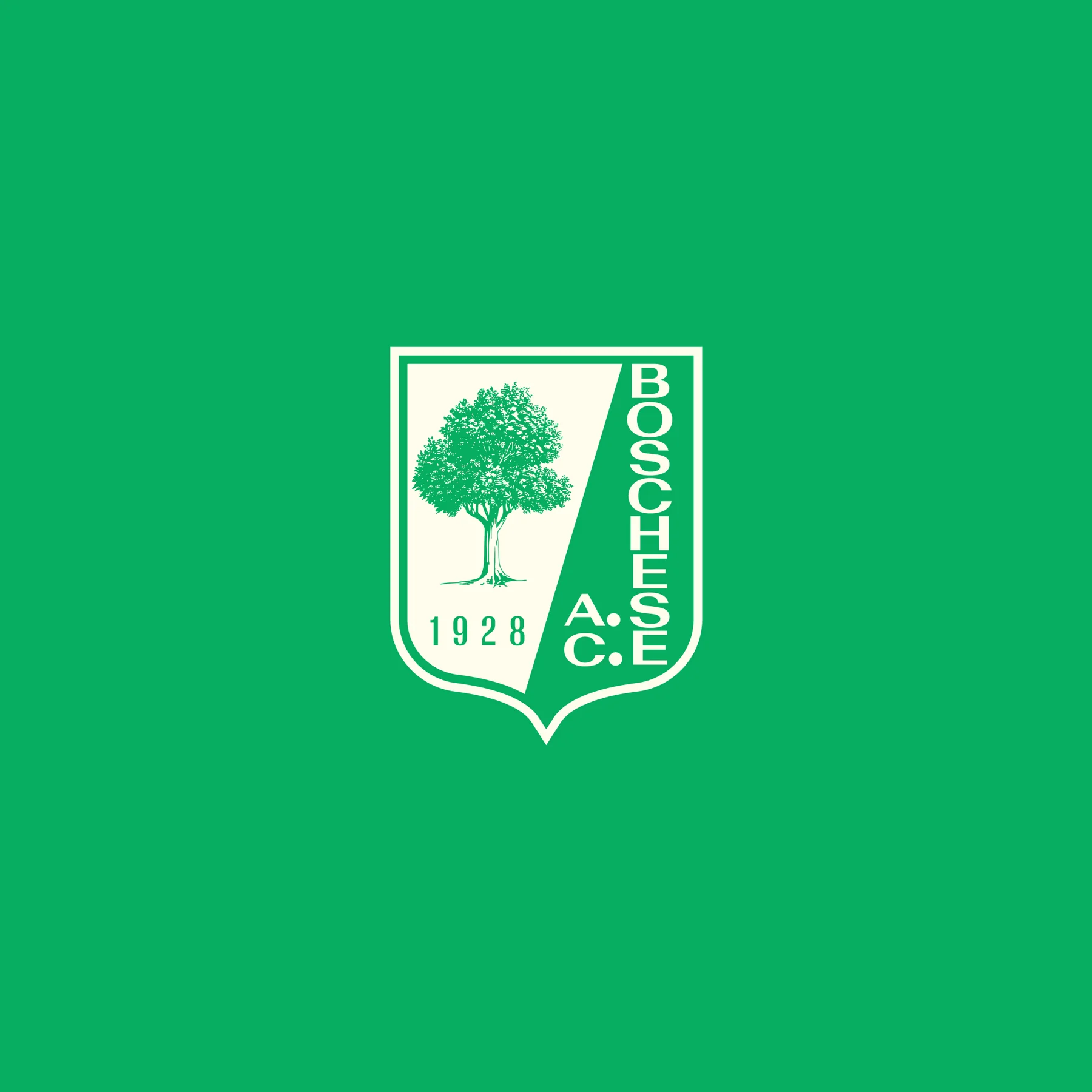 Lo scudetto storico con il gelso su fondo verde